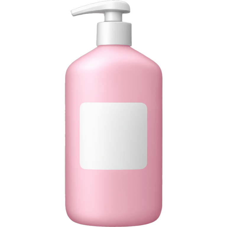 Light pink shampoo bottle emoji