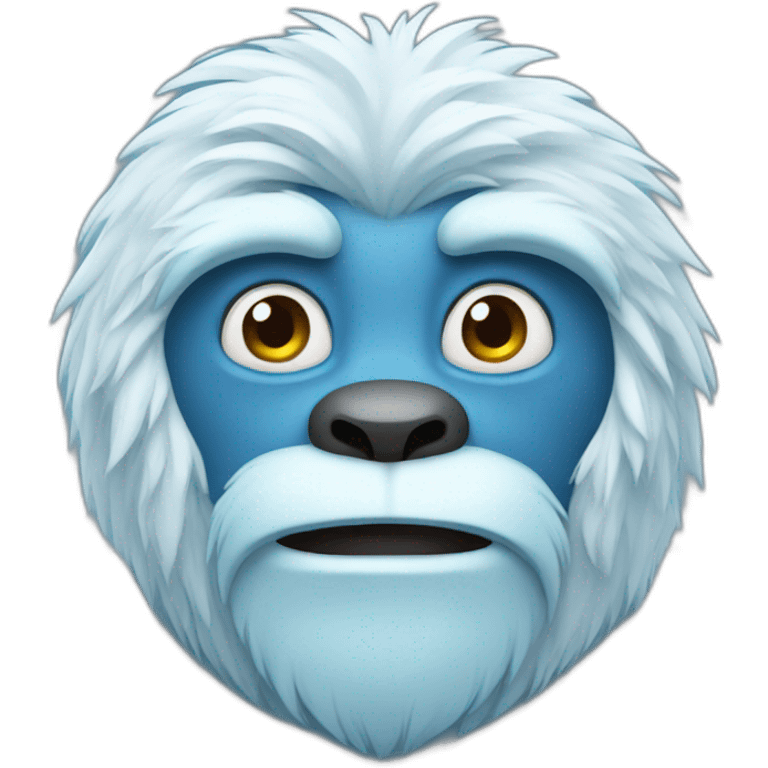 Yeti blue emoji