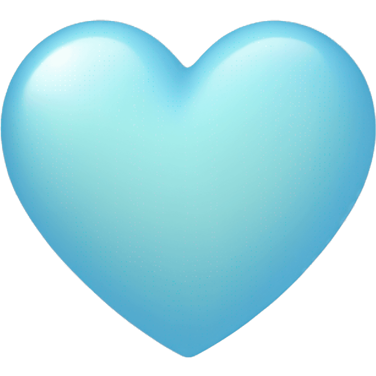 Light blue heart emoji