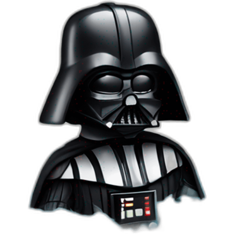 Darth Vader in a bathtube emoji