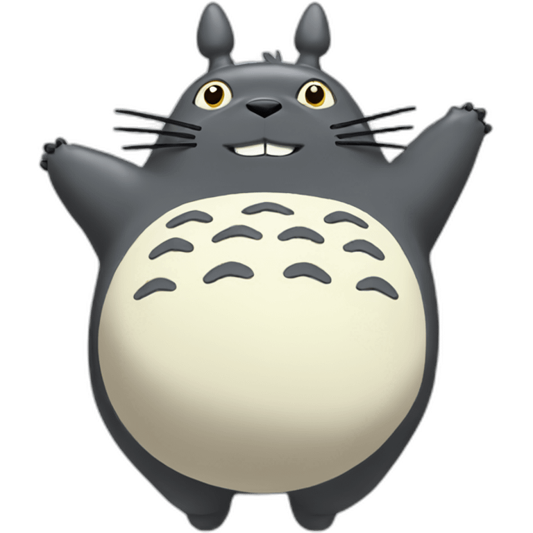 dancing totoro emoji