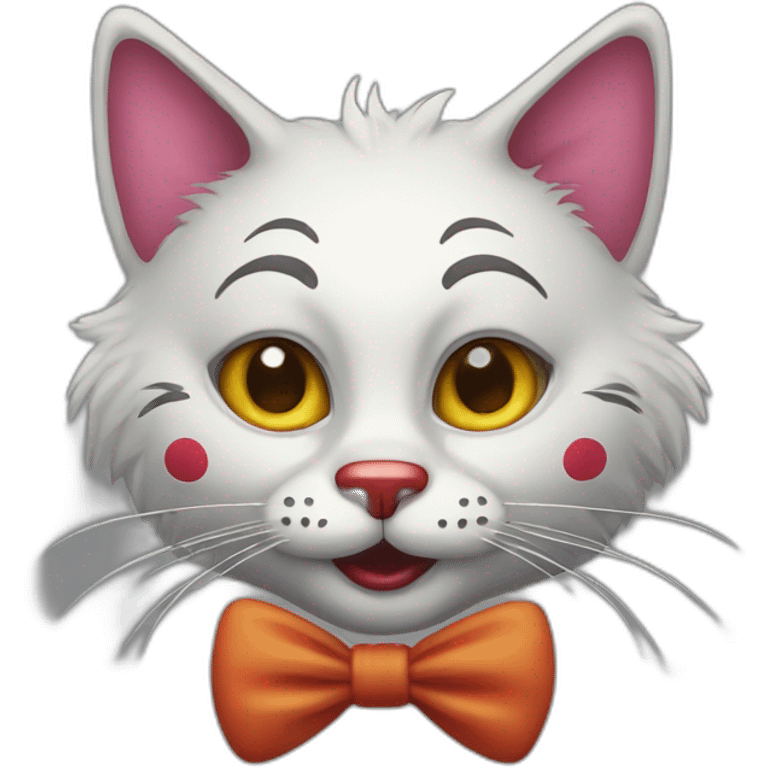 cat clown emoji