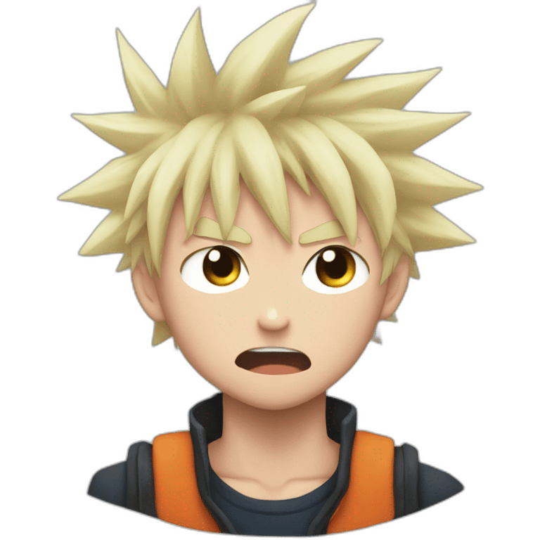 Katsuki bakugo angry  emoji