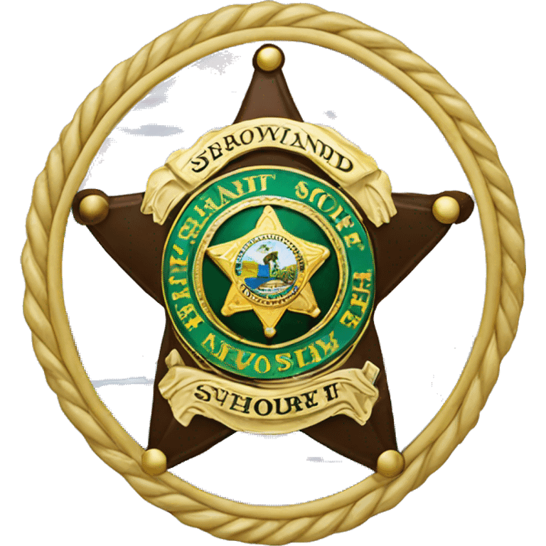 Broward Sheriff badge emoji