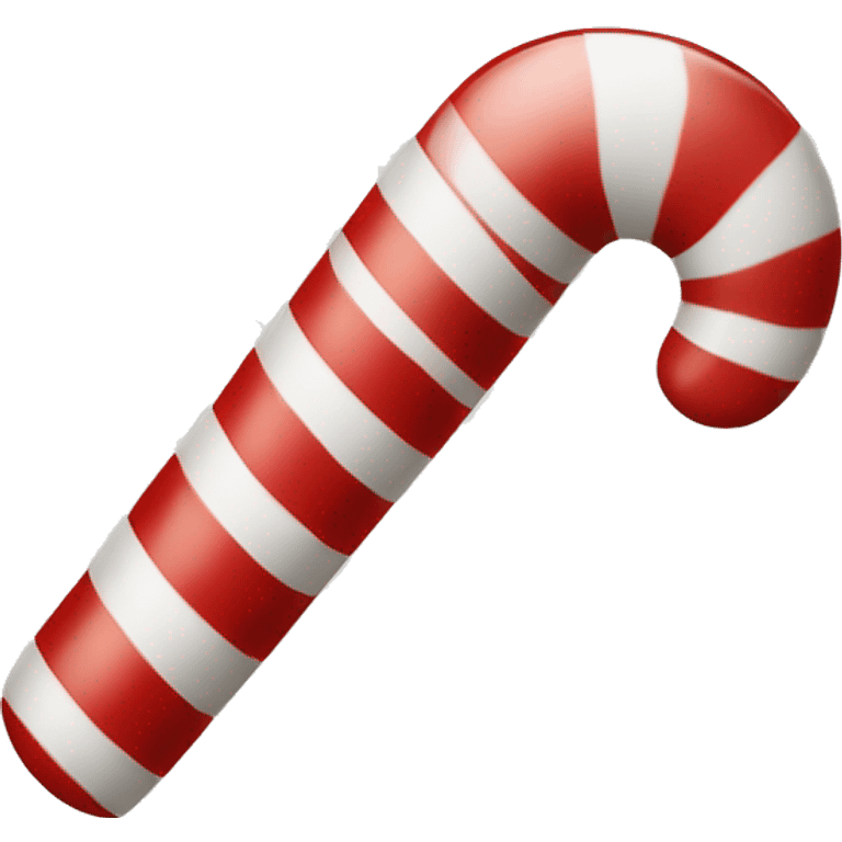 Smiling candy cane  emoji