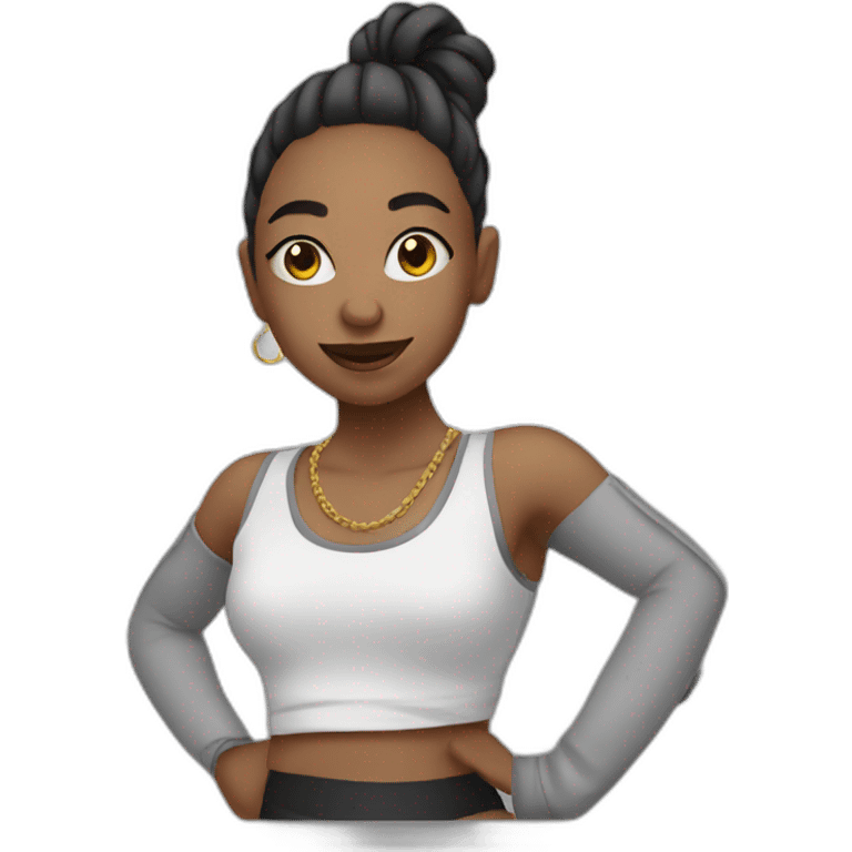 dancer hip hop emoji