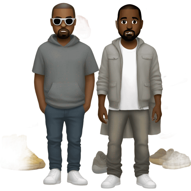 Kanye West shopping emoji