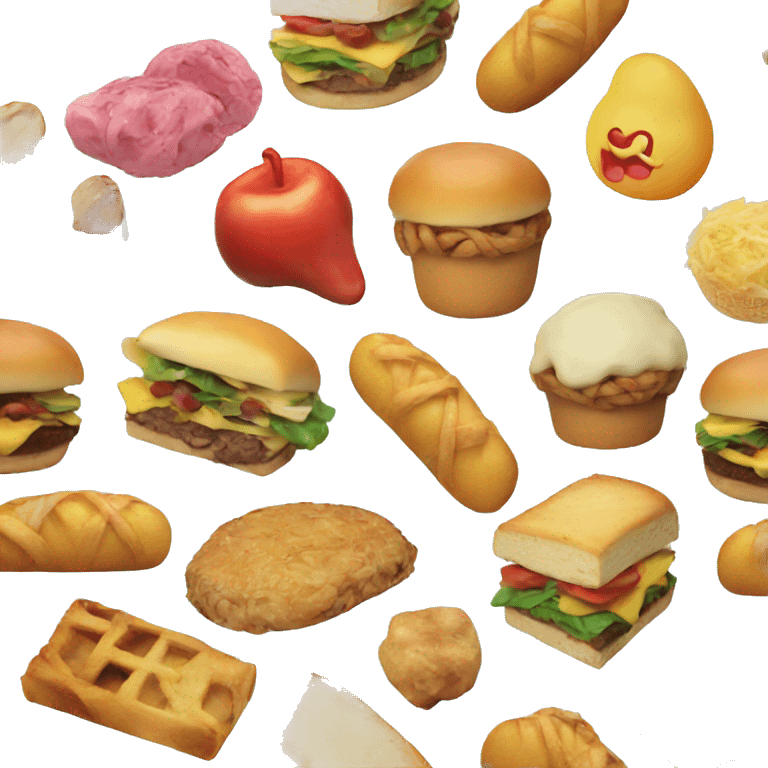 Aesthetic food emoji