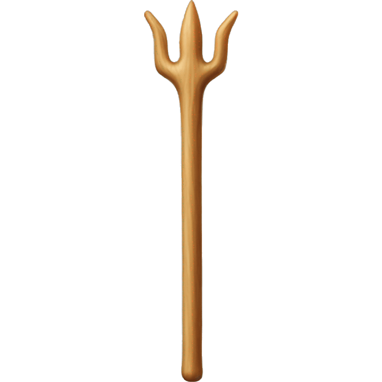 Stick shaped like a trident emoji