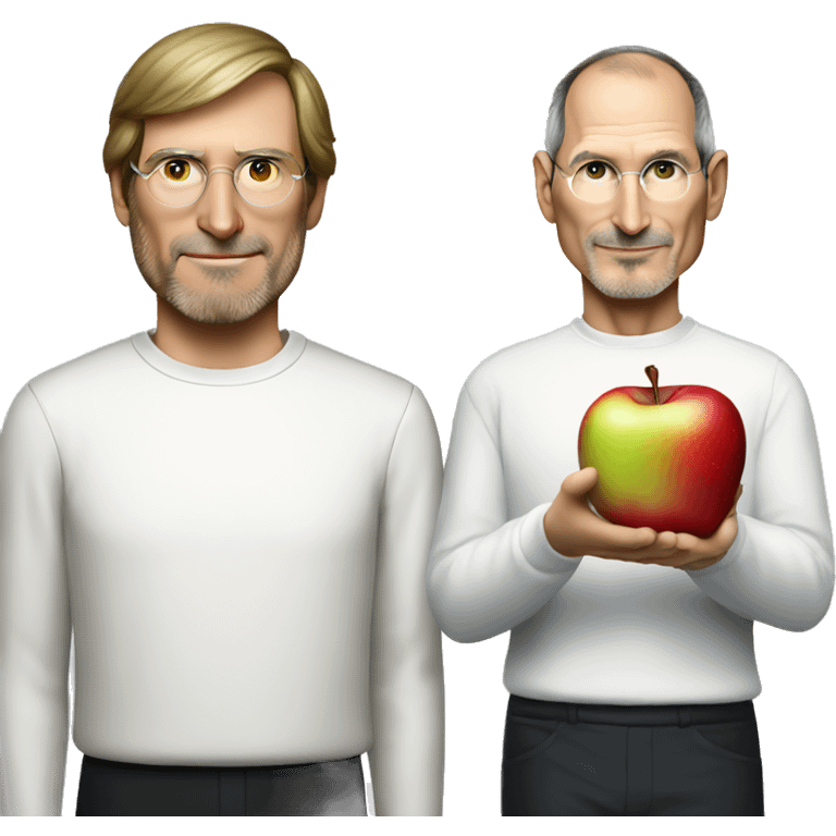 Apple and Steve Jobs emoji