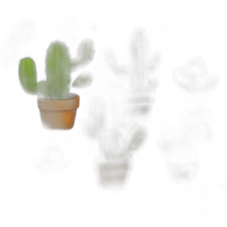 cactus in mexican hat emoji