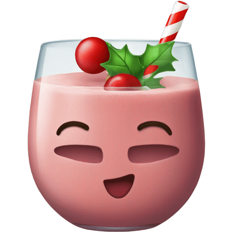 Christmas Smoothie emoji