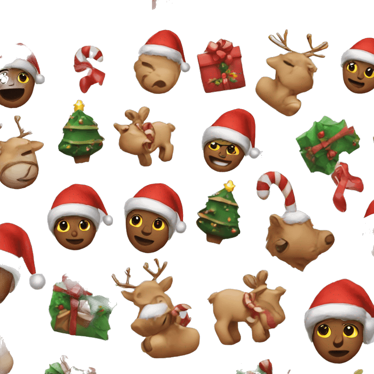 Christmas aesthetic emoji