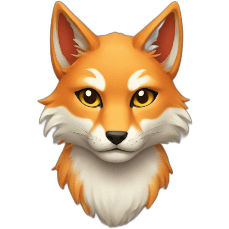 Kitsune humain emoji