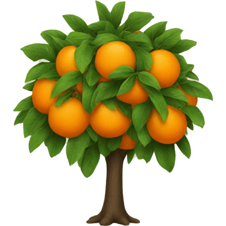 orange tree emoji