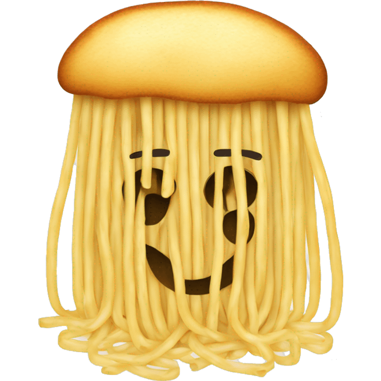 spaghetti with way too much parmesan emoji