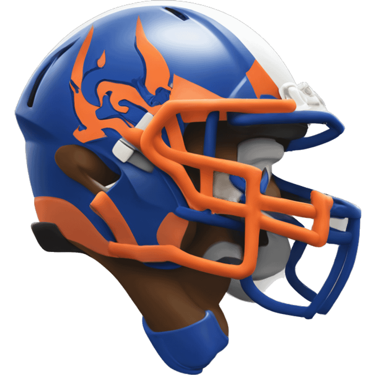 Boise state university bronco  emoji