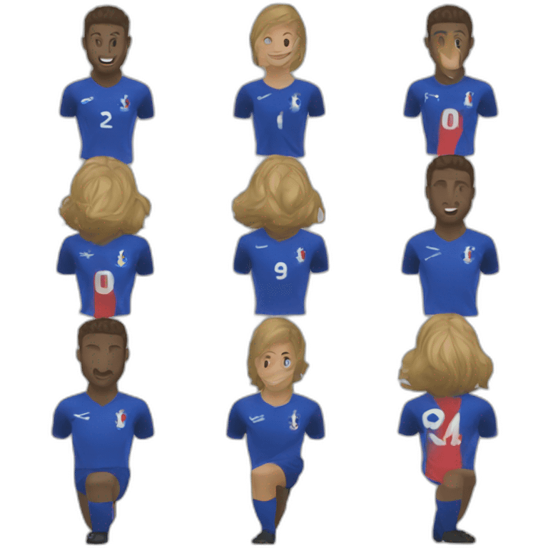 Équipe de France foot masqulin emoji