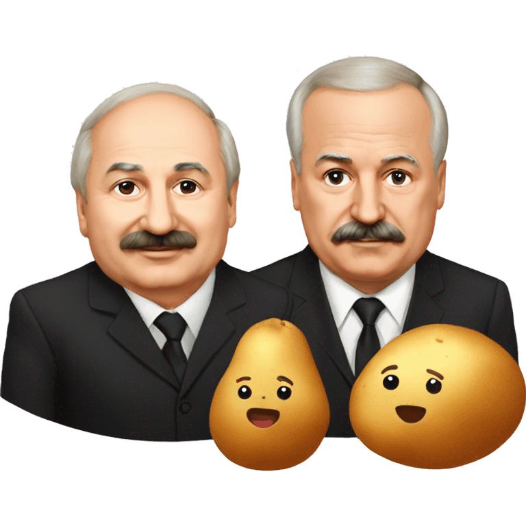 Lukashenko and potato emoji