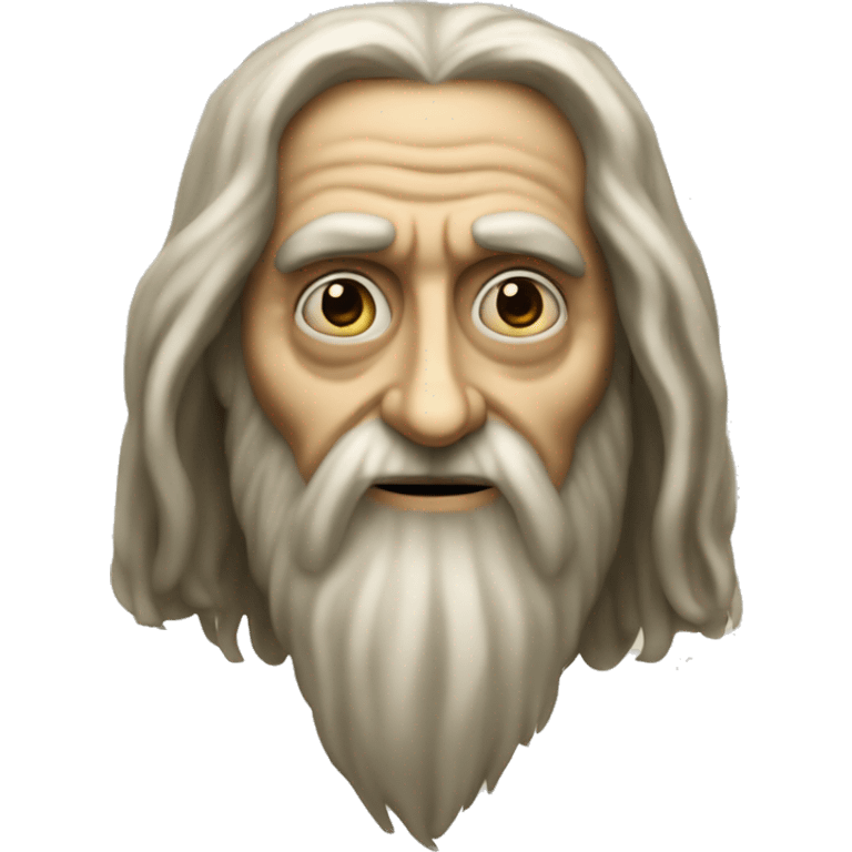 leonardo da vinci by tim burton emoji