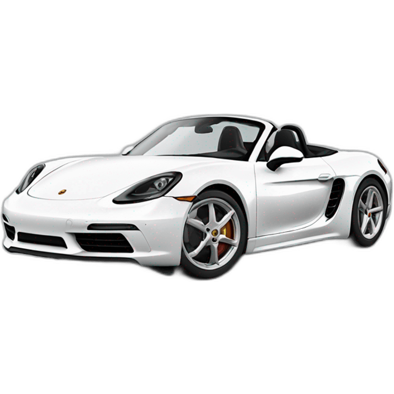 porsche 718 boxster white emoji