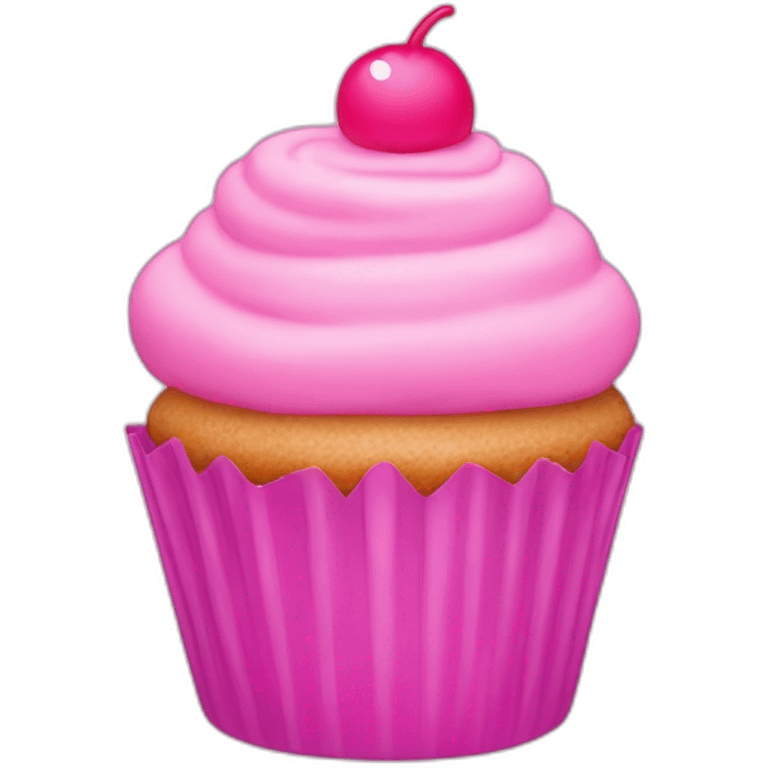 Pink Cupcake emoji