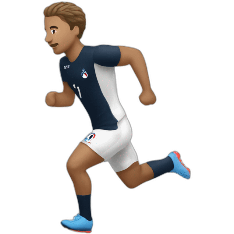 paris st germanin player running white skin emoji