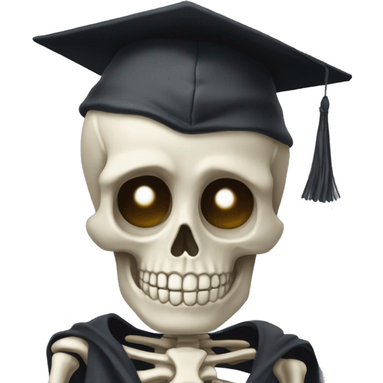 Skeleton man,grad the person with both hands emoji