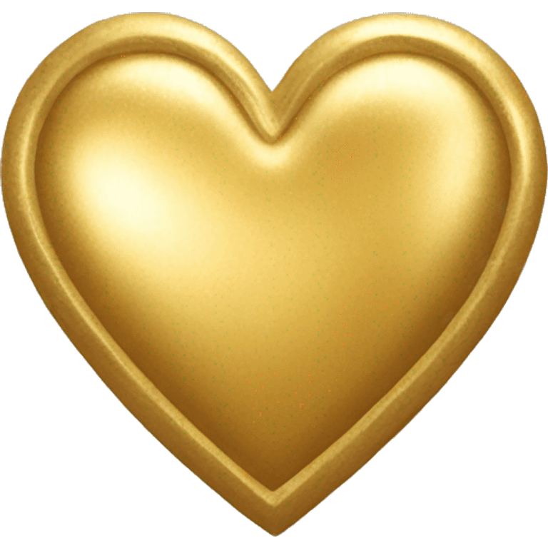 gold heart emoji