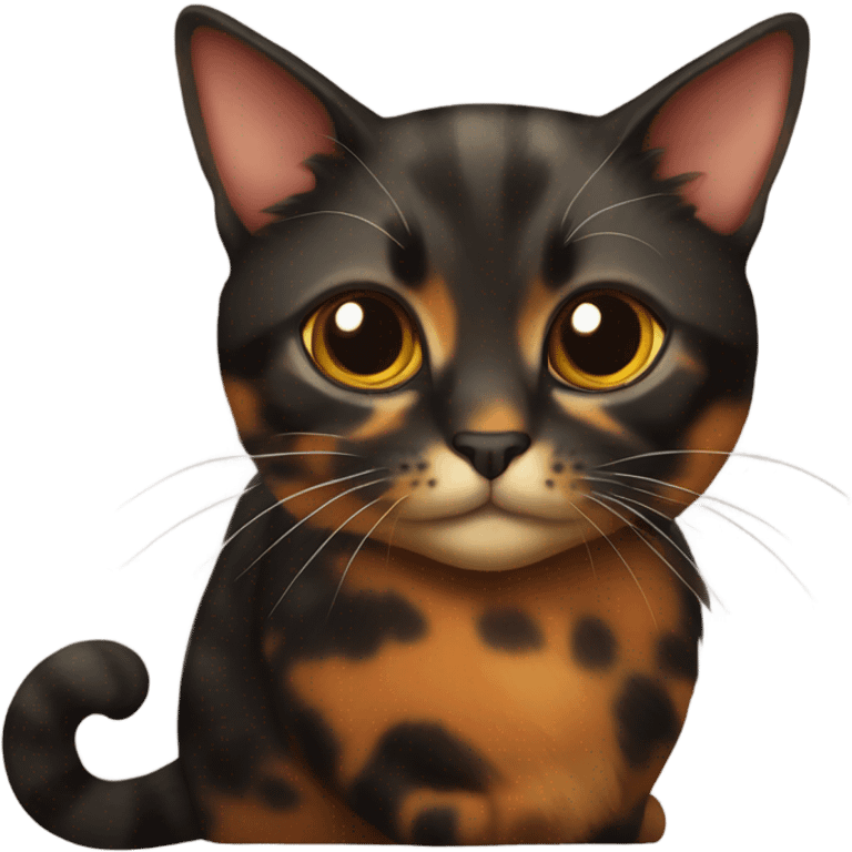 tortoiseshell cat emoji