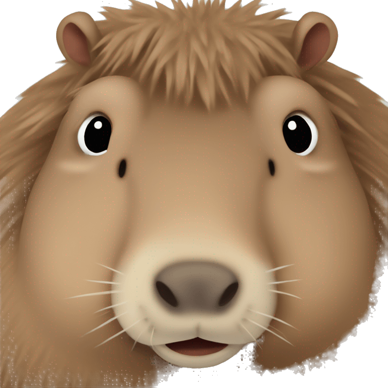 Capybara amoureux emoji