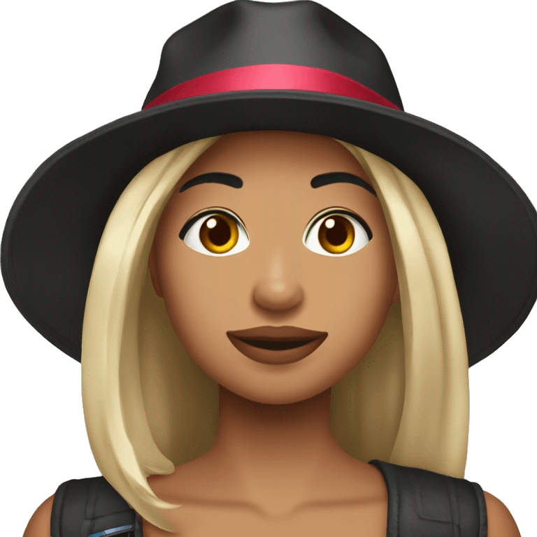 ruby cruz wering a slovakia hat emoji