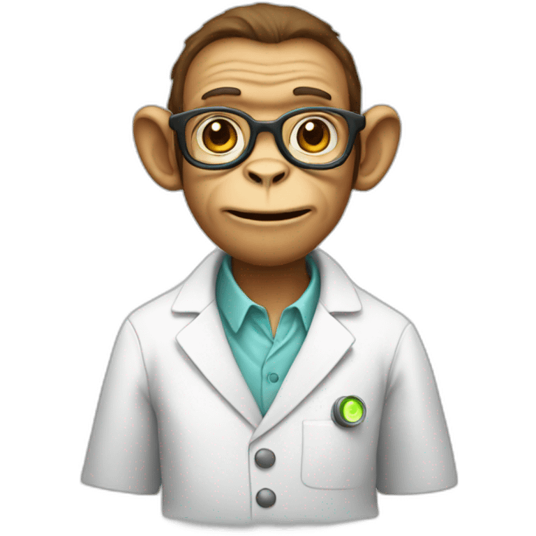 monkey scientist emoji