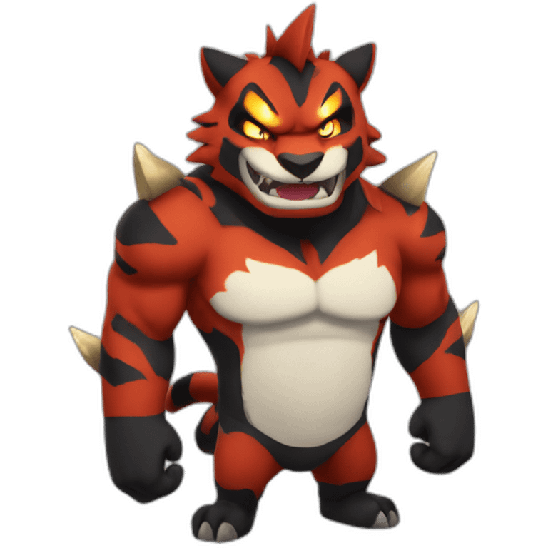 Incineroar (upper body shot) emoji