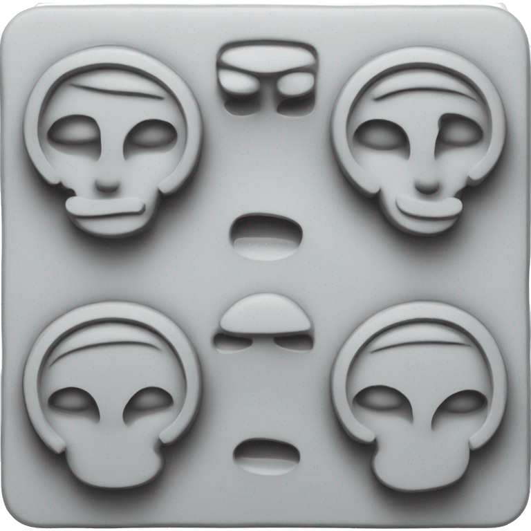 Silicon mold emoji