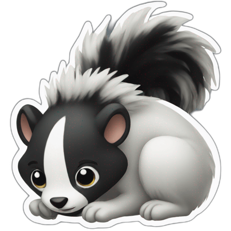 Skunk fart emoji