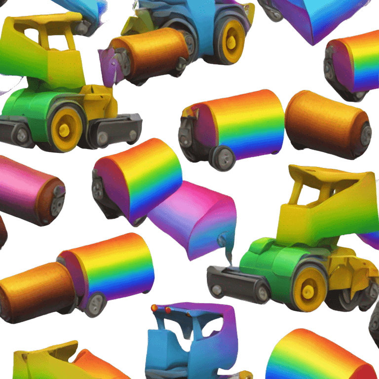 rainbow road roller emoji