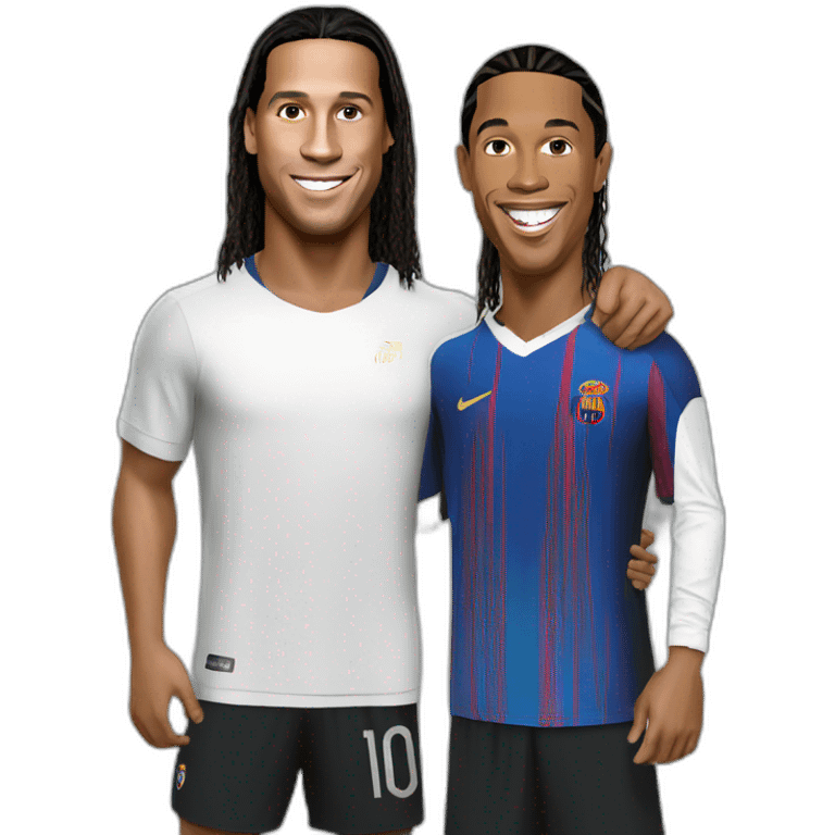 Ronaldo With Ronaldinho emoji