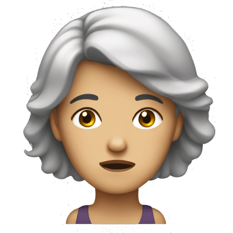 Very tired lady  emoji