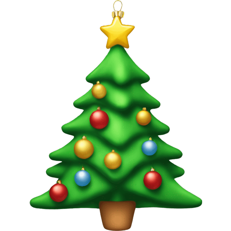 Christmas tree decoration emoji