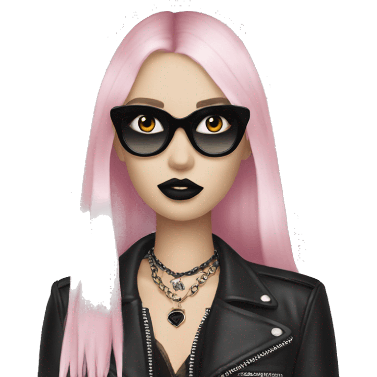 Goth victoria secret model gucci emoji