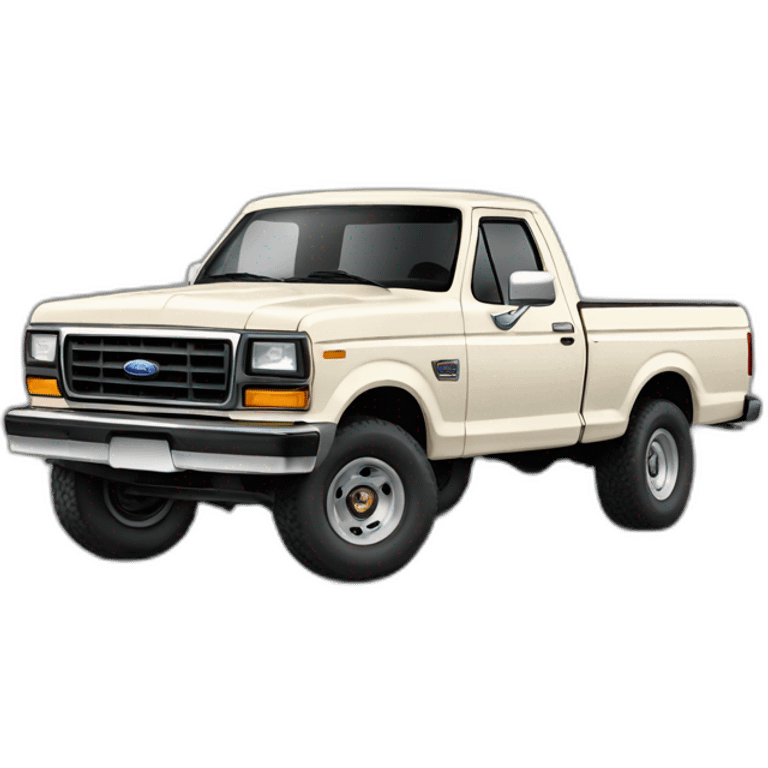 Cream 1987 F-150 emoji