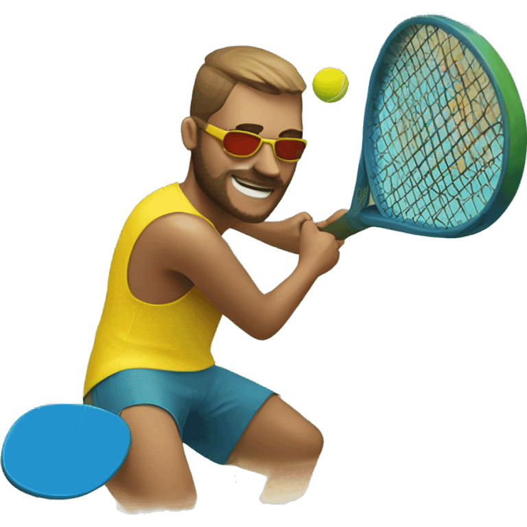 paddle beach tennis emoji