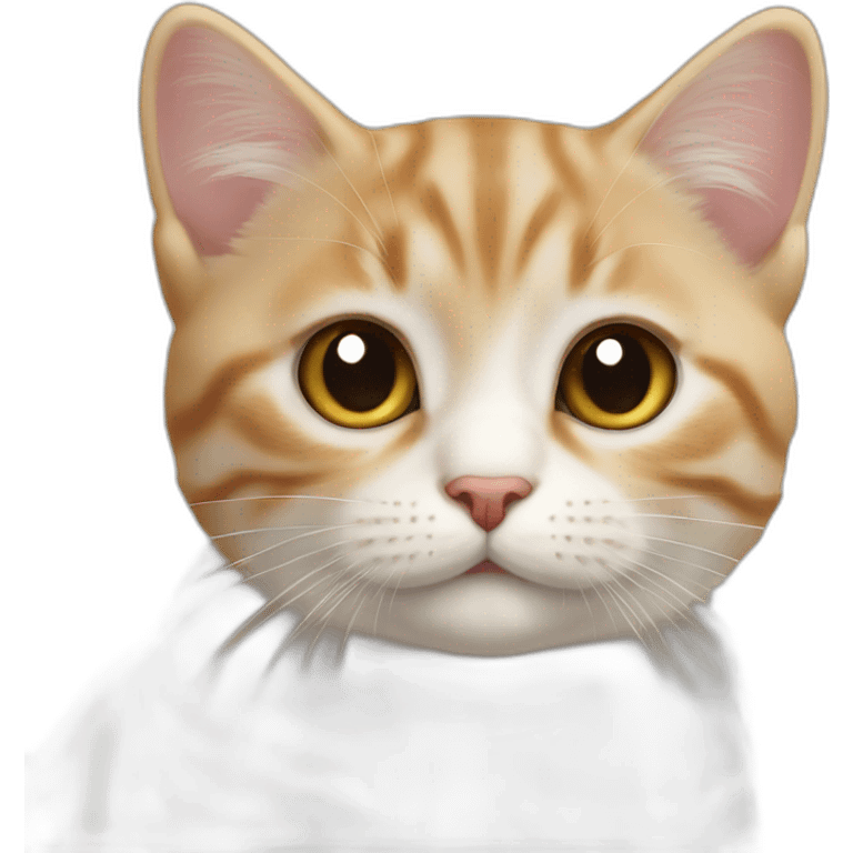 Un chaton avec une expression de désintérêt. emoji