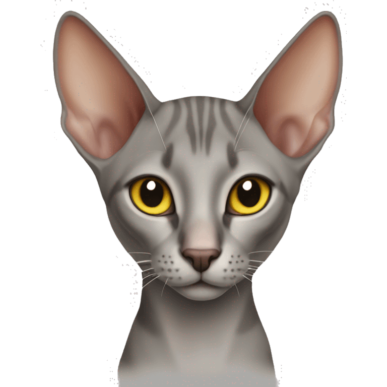 Oriental shorthair cat emoji