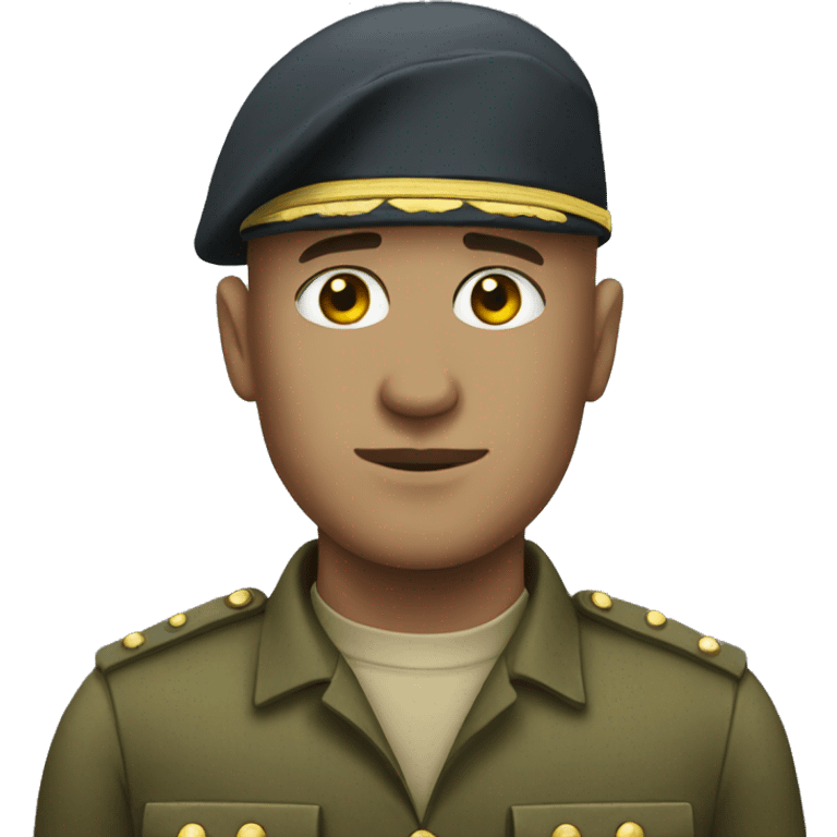 bald soldier emoji