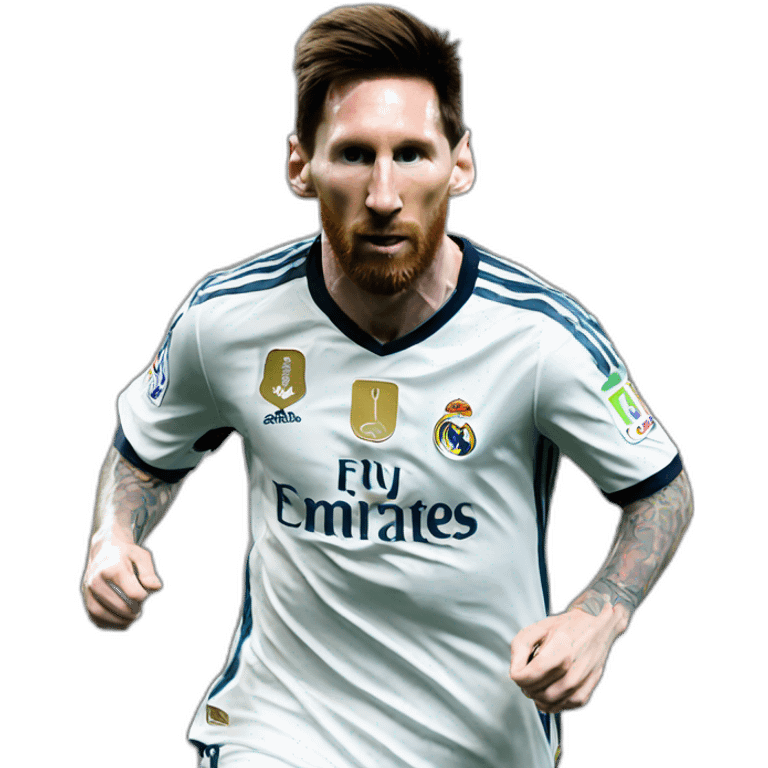 messi real madrid emoji