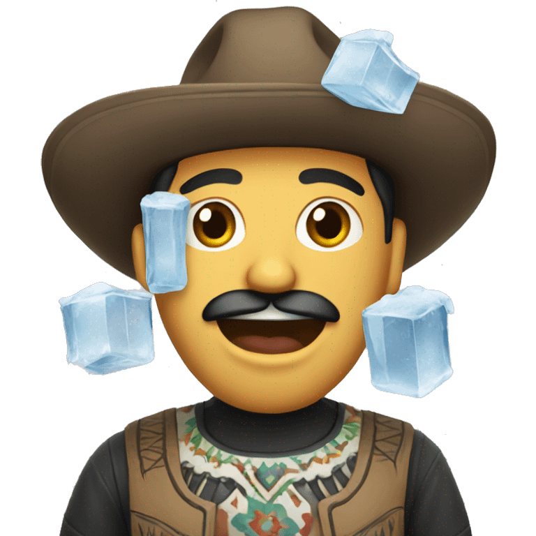 Mexican with ice  emoji