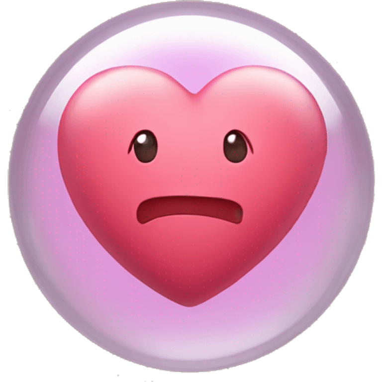 heart in a bubb emoji