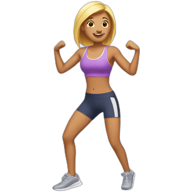 Moji fitness emoji